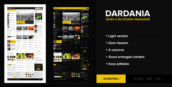 Dardania News Theme - Blog / Magazine WordPress