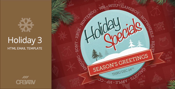 Holiday 3 - HTML Email - Email Templates Marketing
