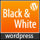 Black and White Wordpress Theme - ThemeForest Item for Sale