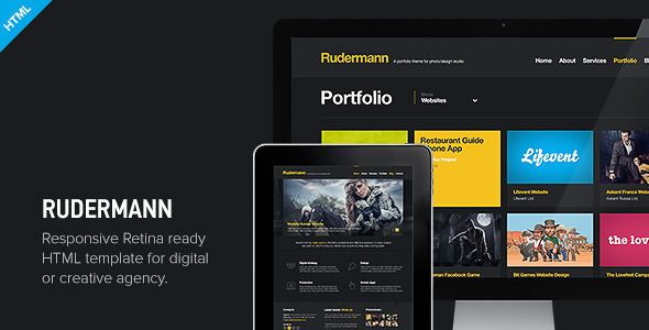Rudermann - Responsive Retina Ready HTML Template - Creative Site Templates