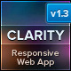 Clarity - Responsive Web App Admin Template - ThemeForest Item for Sale