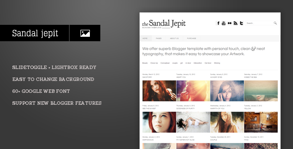 Sandal Jepit - Blogger Blogging