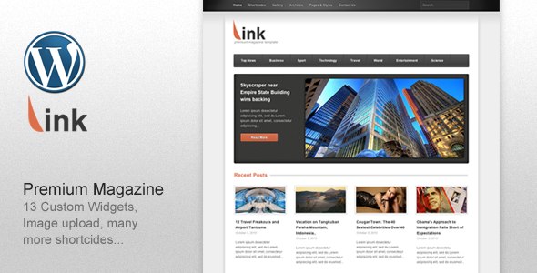 Link - Clean Magazine Blog Newspaper Template - ThemeForest Item for Sale