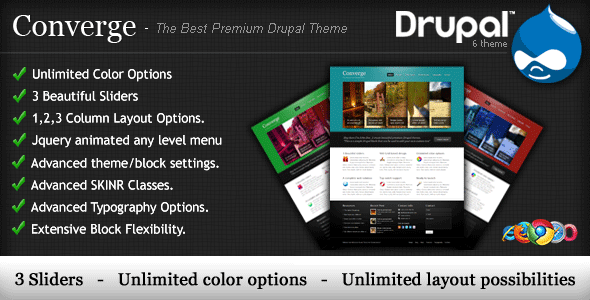Converge - The Best Premium Drupal Theme. - Drupal CMS Themes