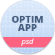 OptimApp - Responsive Bussines &amp; Technology PSD - ThemeForest Item for Sale