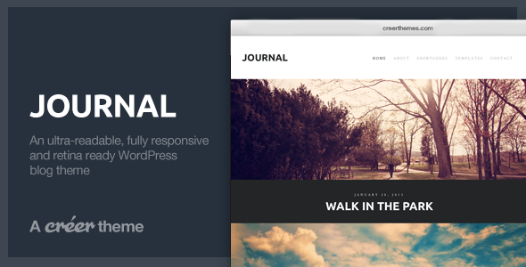 Journal - Responsive Readable WordPress Blog Theme - Blog / Magazine WordPress
