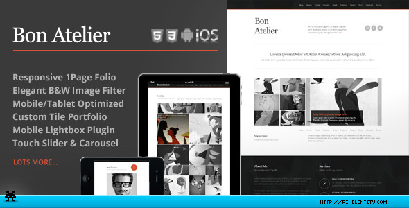 Bon Atelier - Responsive One Page HTML5 Template