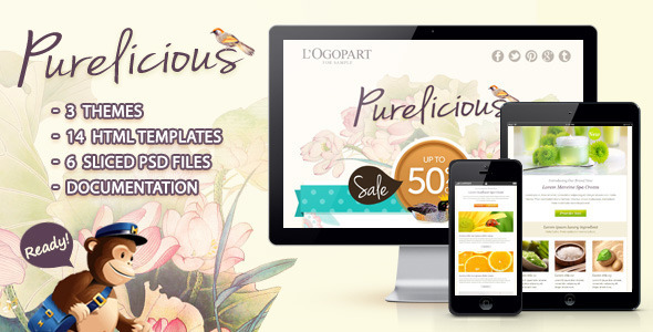 Purelicious Email Template - Email Templates Marketing