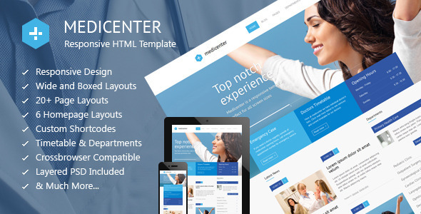 MediCenter - Responsive Medical Health Template - Health & Beauty Retail