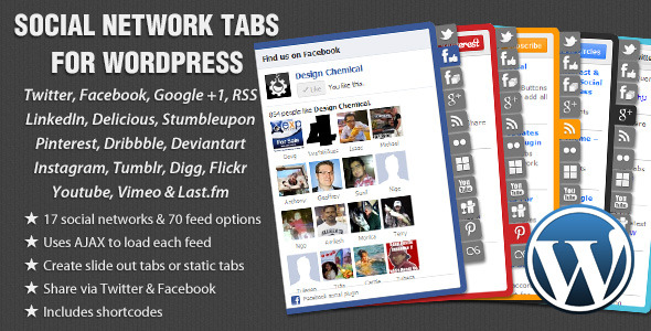 Social Network Tabs For Wordpress - CodeCanyon Item for Sale