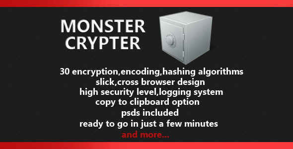 Monster Crypter - Crypting&Encoding Script