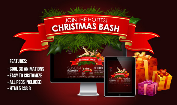 3D Christmas Bash - Nightlife Entertainment