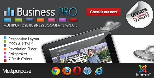 Business Pro - Clean Responsive Joomla Template - Business Corporate