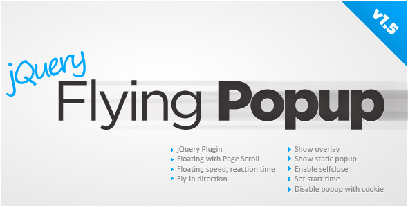 jQuery Flying Popup - CodeCanyon Item for Sale