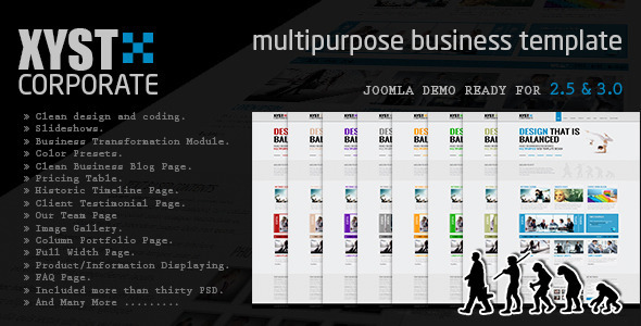 Xyst-Corporate Responsive Joomla Template - Joomla CMS Themes