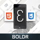 Boldr Mobile Retina | HTML5 &amp; CSS3 And iWebApp - ThemeForest Item for Sale