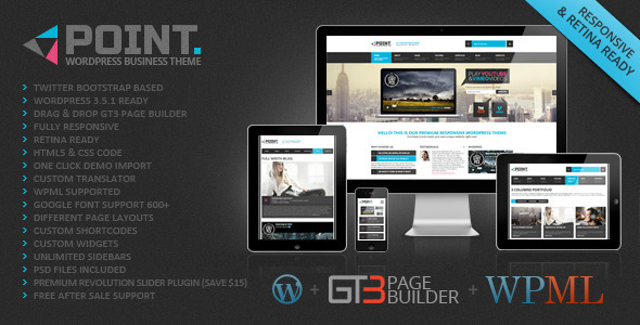Point Business Responsive WP Theme - Business Corporate