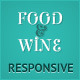 Food &amp; Wine - HTML Responsive Theme - ThemeForest Item for Sale