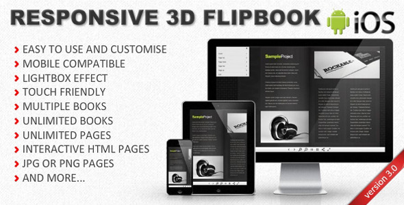 3D FlipBook - Responsive jQuery Plugin - CodeCanyon Item for Sale