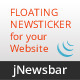 JNewsbar - jQuery Floating News bar - CodeCanyon Item for Sale