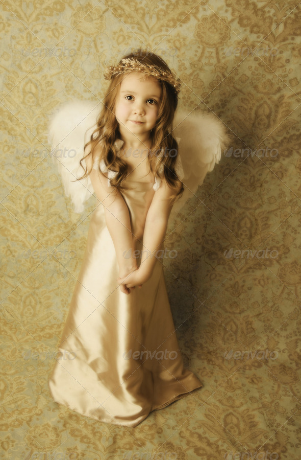 Beautiful angel girl