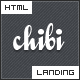 Chibi - a small blue landing page - ThemeForest Item for Sale