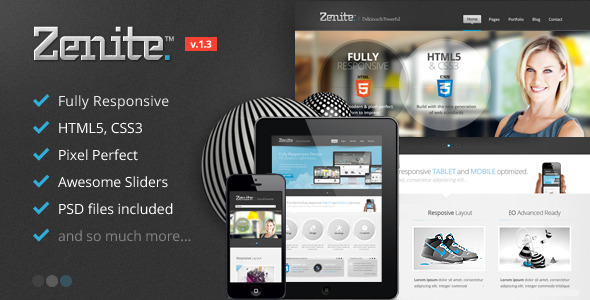Zenite - Responsive HTML5 Template
