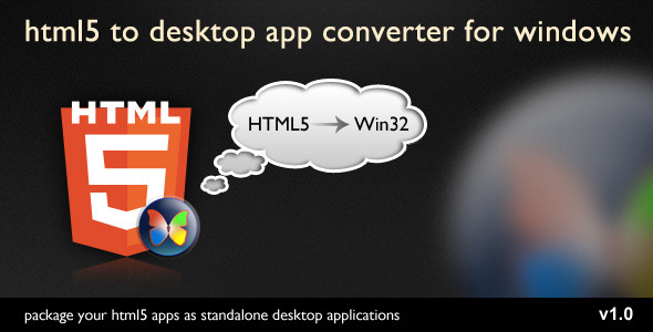 HTML5 2 Desktop App Converter - CodeCanyon Item for Sale