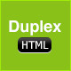 Duplex Creative HTML Template. - ThemeForest Item for Sale