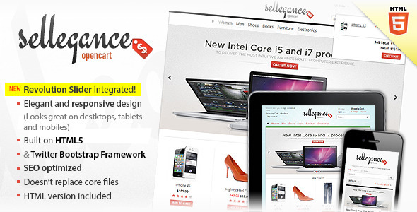 Sellegance - Responsive and Clean OpenCart Theme - OpenCart eCommerce
