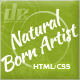 Natural Born Artist - Exceptional HTML Template - ThemeForest Item for Sale