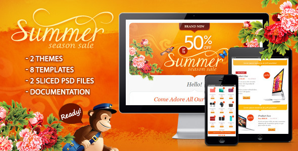 Summer Season Sale - Newsletters Email Templates
