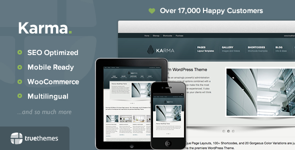 Karma Clean and Modern Theme for Wordpress