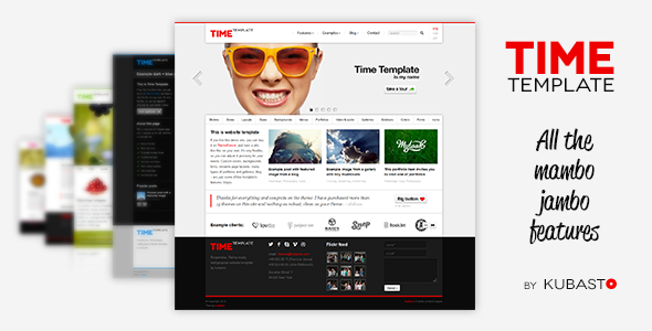 Time - Responsive Website Template - Business Corporate