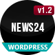 NEWS24 | 4 in 1 News/Magazine Wordpress Theme - ThemeForest Item for Sale