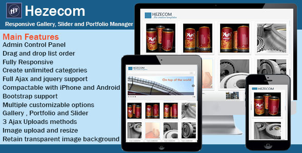 Responsive Gallery, Slider and Portfolio Manager - CodeCanyon Item for Sale