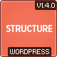 Structure: Responsive WordPress Blog Theme - ThemeForest Item for Sale