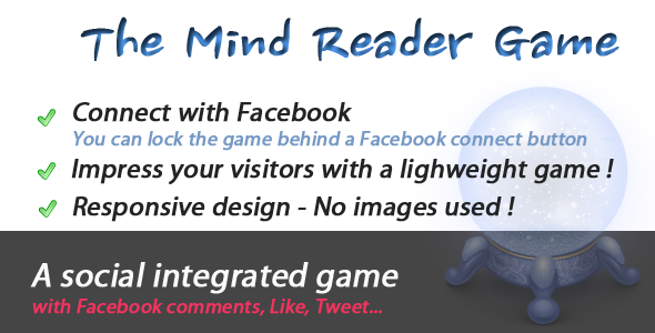 Mind Reader Social Game - CodeCanyon Item for Sale