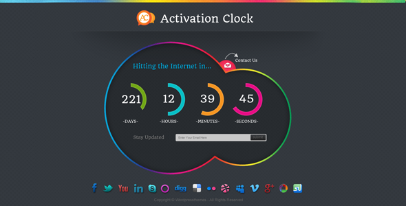 Activation Clock - Creative Site Templates