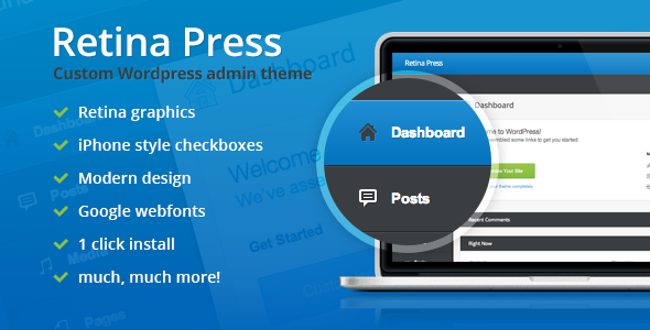 Wordpress admin theme