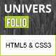 Universfolio - Multipurpose HTML5 &amp; CSS3 Template - ThemeForest Item for Sale