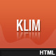 Klim - One Page Responsive Template - ThemeForest Item for Sale