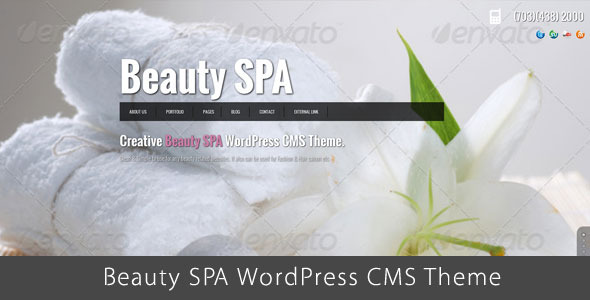 Beauty SPA - Ajaxified WordPress CMS Theme - Health & Beauty Retail