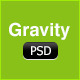 Gravity - Mobile App Landing Page (PSD) - ThemeForest Item for Sale