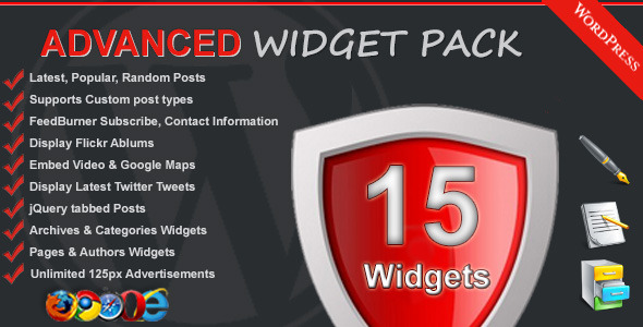 Advanced Widget Pack - CodeCanyon Item for Sale