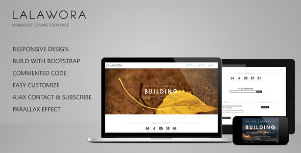 Lalawora - Responsive Coming Soon Page