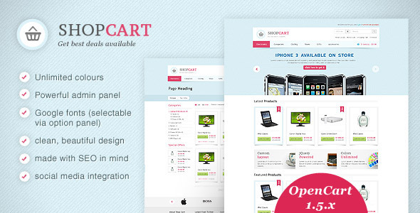 ShopCart - OpenCart theme with powerful options - Miscellaneous OpenCart
