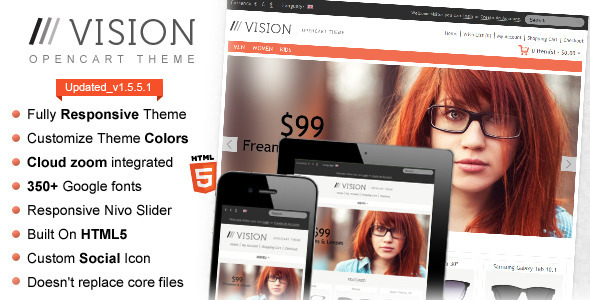 Vision - Responsive OpenCart Theme - OpenCart eCommerce