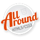 All Around - Responsive Rounded HTML5/CSS3 Theme - ThemeForest Item for Sale