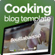 Cooking blog template - ThemeForest Item for Sale